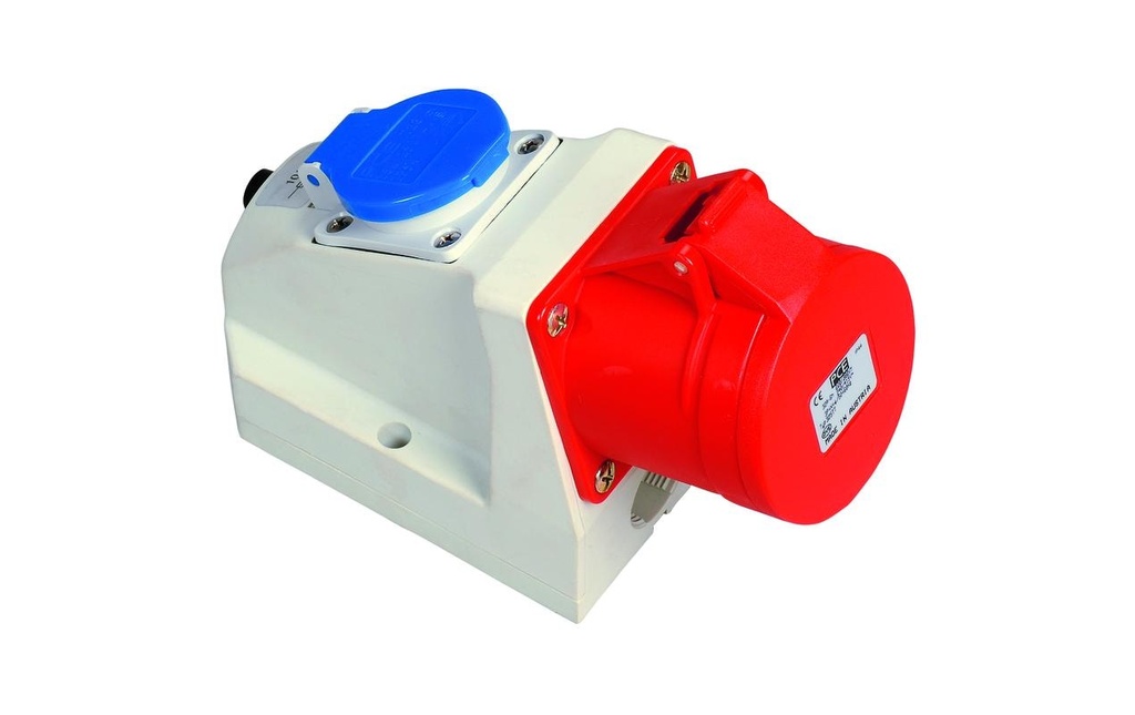 STEFFEN Prise murale CEE 32A + T23, IP44 Kombi