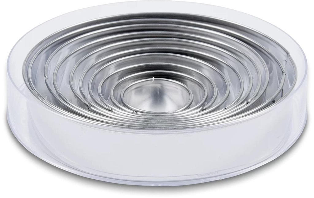 Städter Emporte-pièce pour biscuits Bagues Bagues, Set de 10 pièces