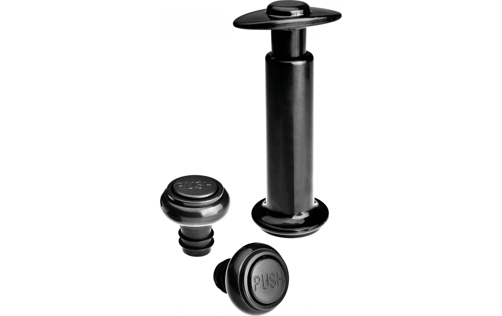 Ibili Pompe à vide pour le vin 14 cm Noir