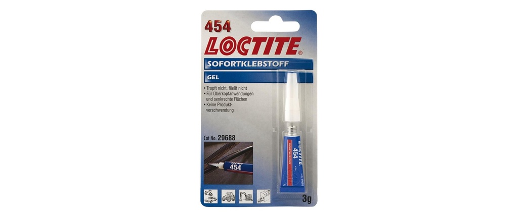 Loctite Colle 454, 1 Pièce/s, Transparent