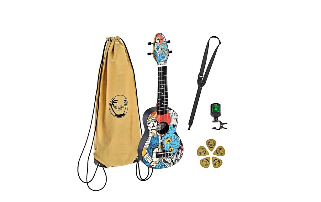 Ortega Guitars Ukulélé Keiki Package K2-SR – Samurai