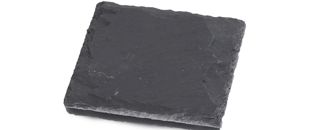 balthasar Bougeoir carré 8 cm x 8 cm, Noir