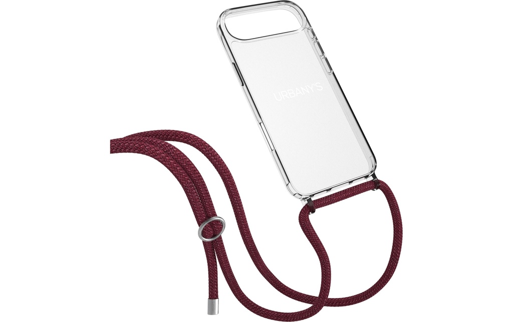 Urbany's Necklace Case RED WINE iPhone Air Bague en argent