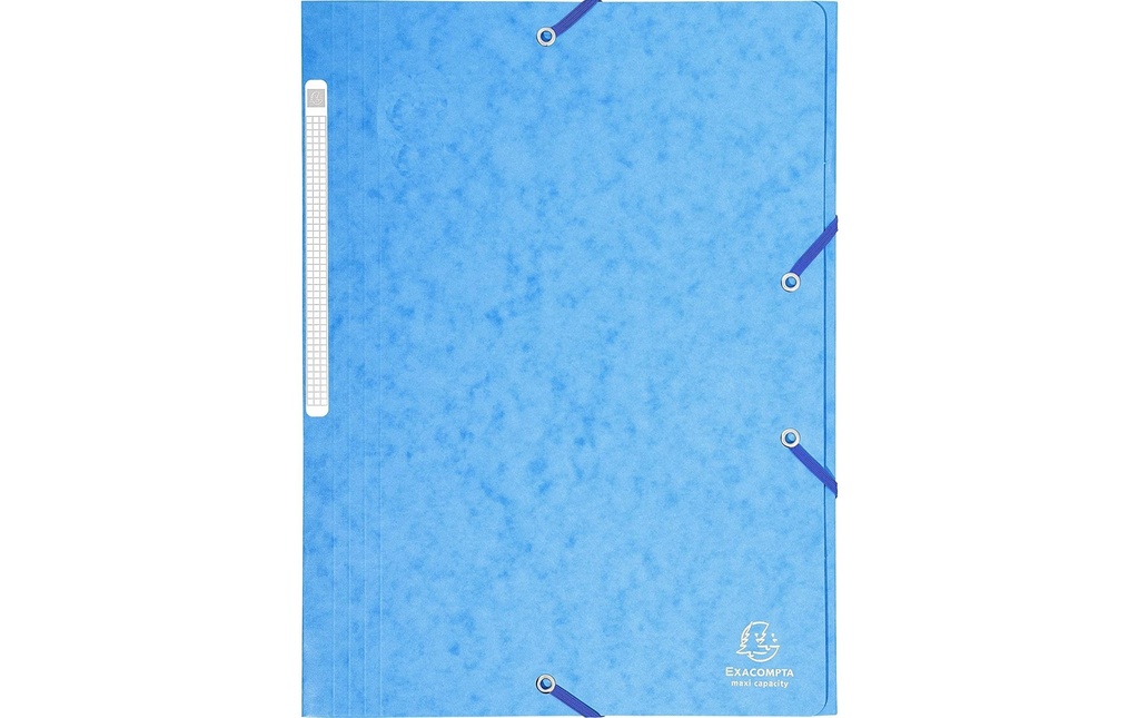 Exacompta Portfolio à ruban élastique Maxi A4 Turquoise