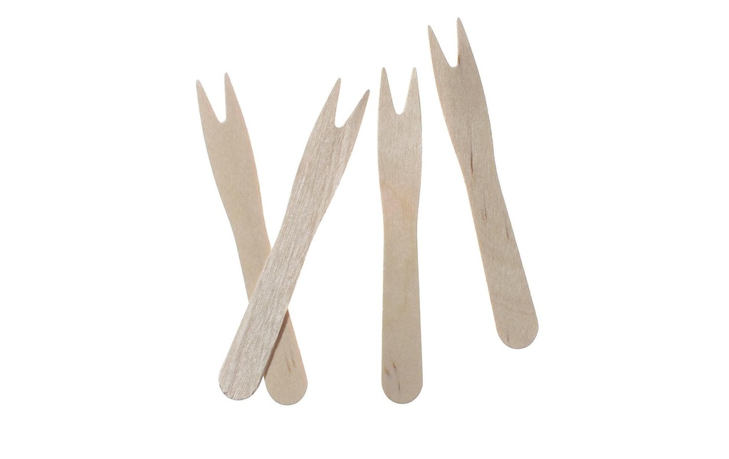 Papstar Fourchettes jetables Frites 1000 Pièce/s Brun