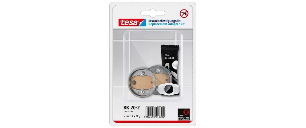 tesa Kit de fixation BK20-2, 2 pièces