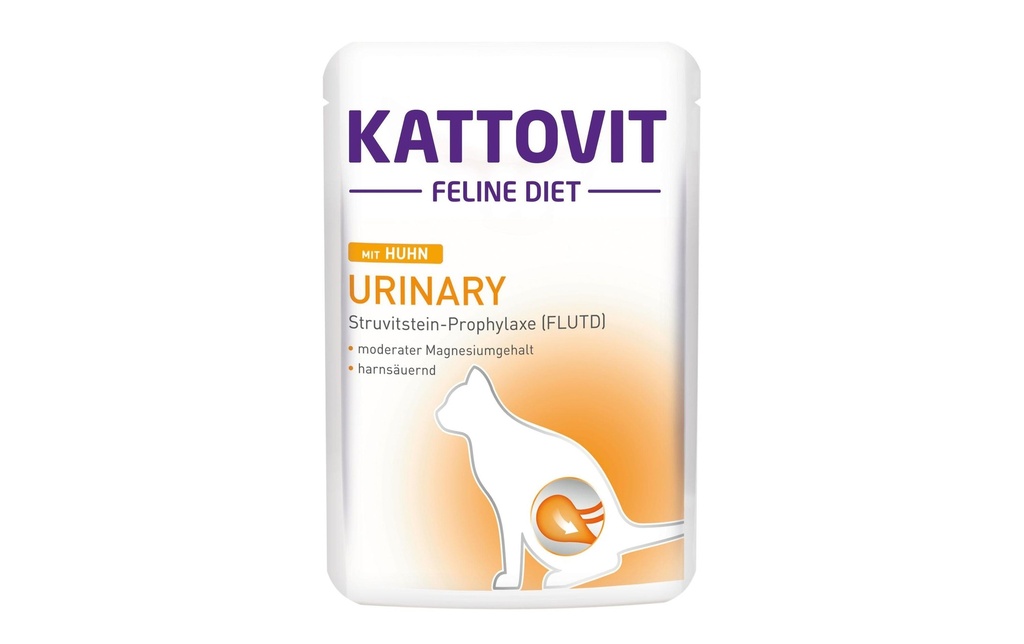 Kattovit Alimentation humide Urinary poulet, 85 g