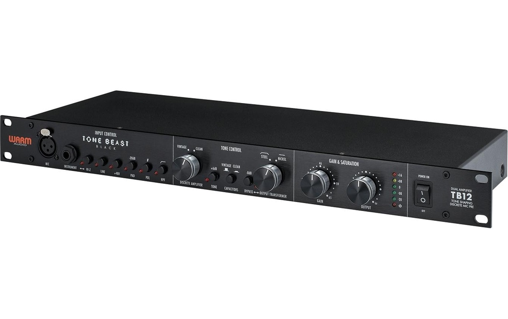 Warm Audio Pré-amplificateur pour microphone TB12 Noir