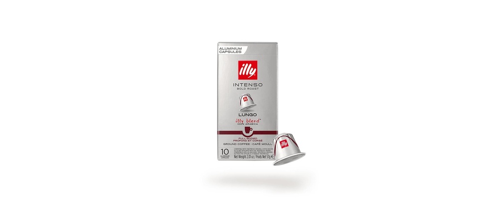 Illy Capsules de café Intenso Lungo, 10 pièces