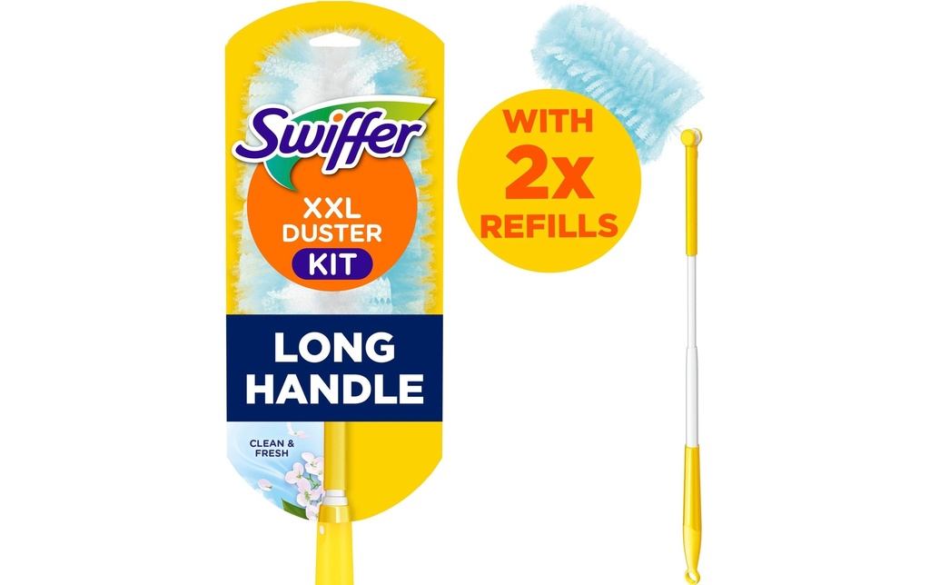 Swiffer Aimant à poussière avec dispositif de suspension XXL 2 pièces, Bleu/Jaune