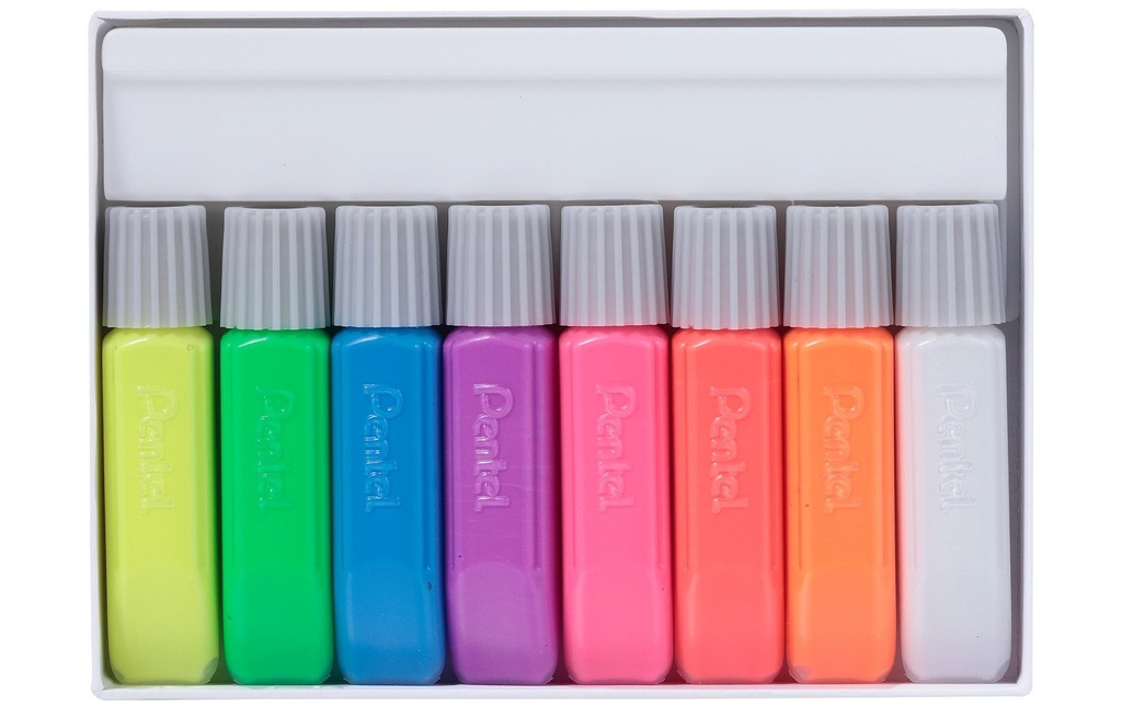 PENTEL Peint.tissu Fluore.FabricFun (8 pces)