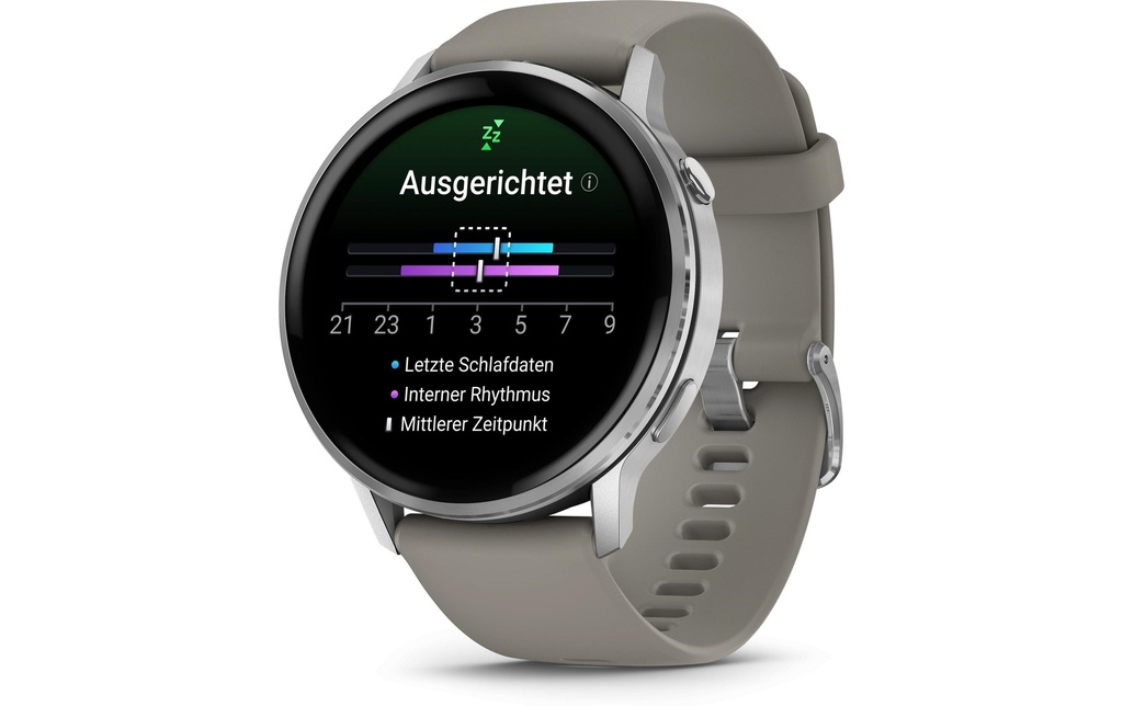 GARMIN Montre de sport GPS Venu 4 45 mm Gris argenté