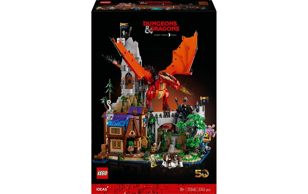 LEGO® Ideas Dungeons & Dragons: La Saga du Dragon Rouge 21348