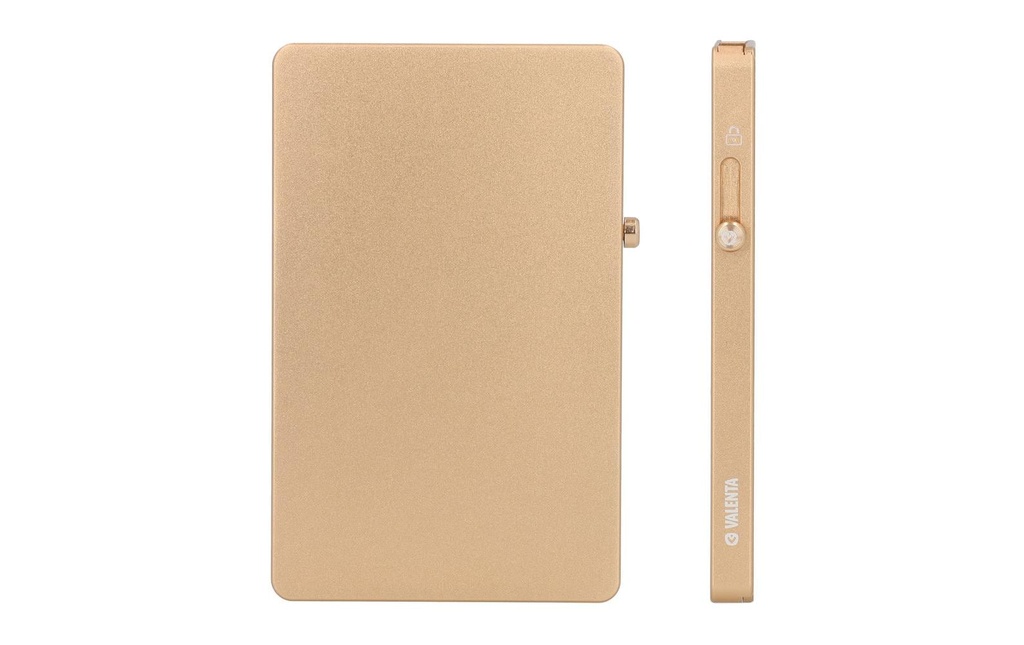 Valenta Étui pour cartes, fin, MagSafe – Or