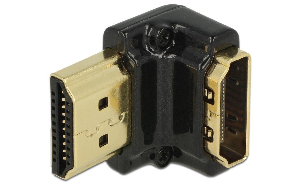 Delock Adaptateur High Speed Ethernet 4K 90° HDMI - HDMI