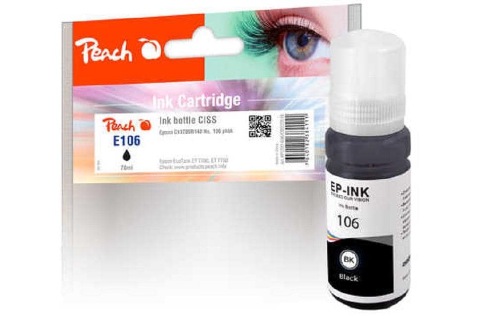 Peach Encre Epson 106 (C13T00R140) noir