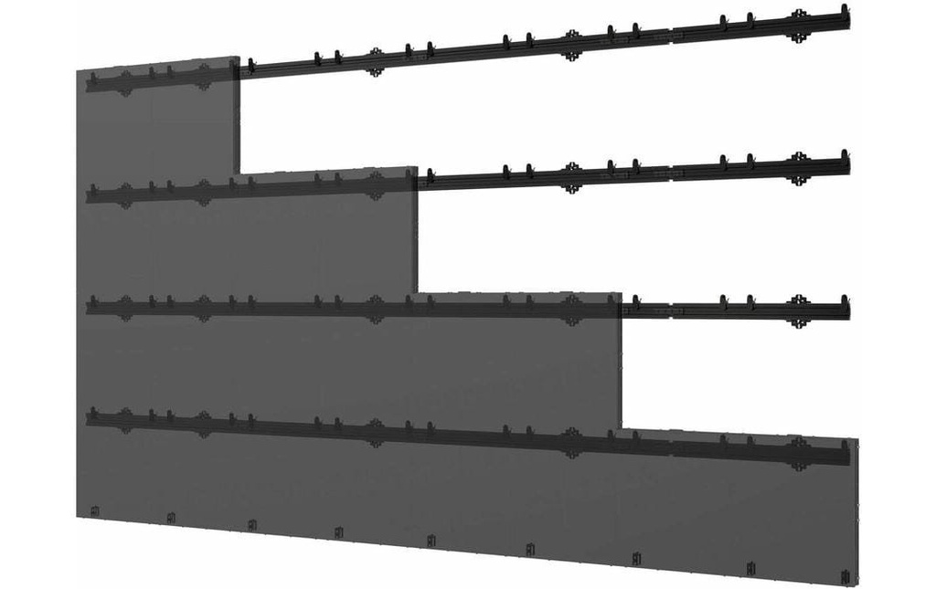 Peerless-AV LEDUNVS-8X8 universal LED Wall Mount jusqu'à 610 mm