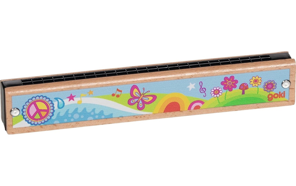 Goki Harmonica Flower Power, 24 sons