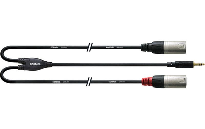 Cordial Câble audio CFY 3.0 WMM-LONG jack 3,5 mm - XLR 3,0 m