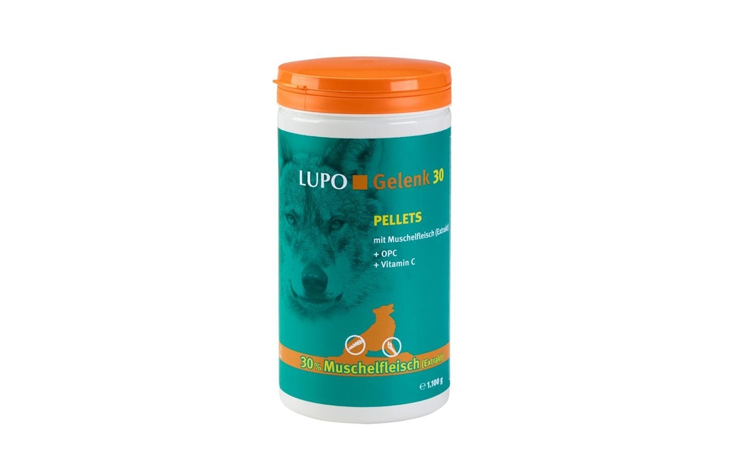 Luposan Supplément alimentaire pour chiens Articulation 30 granulés, 1100 g