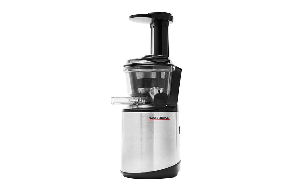 Gastroback Extracteur de jus Advanced vital Noir/Argenté
