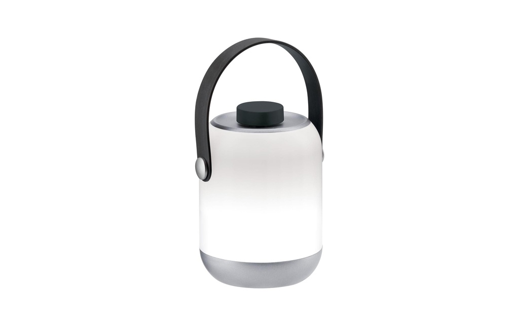 Paulmann Lampe de bureau Mobile Clutch, 3000K, fonctionnement sur batterie, chrome