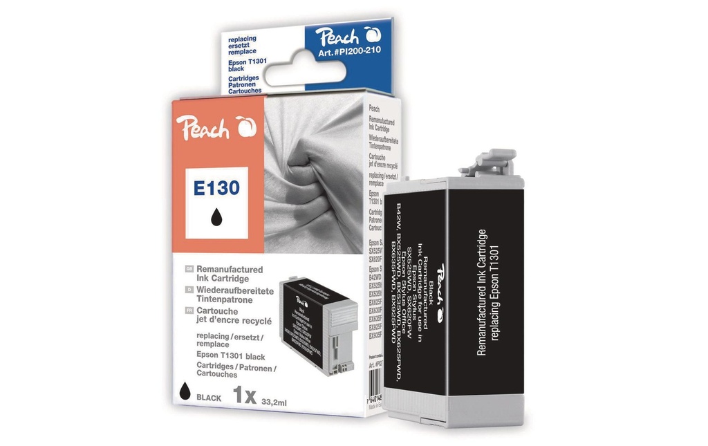Peach Encre Epson T1301 noir