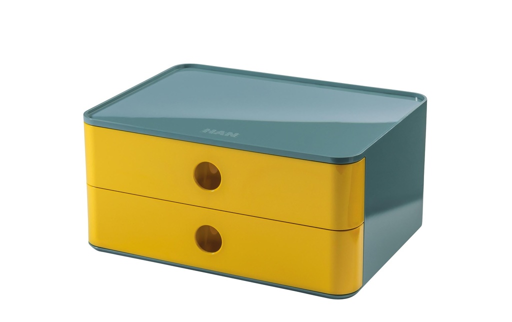 HAN Boîte à tiroirs Allison Smart-Box Plus 2 tiroirs, jaune