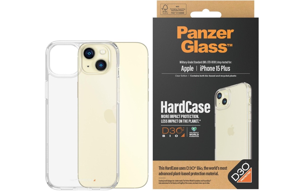 Panzerglass Coque arrière Hard Case iPhone 15 Plus