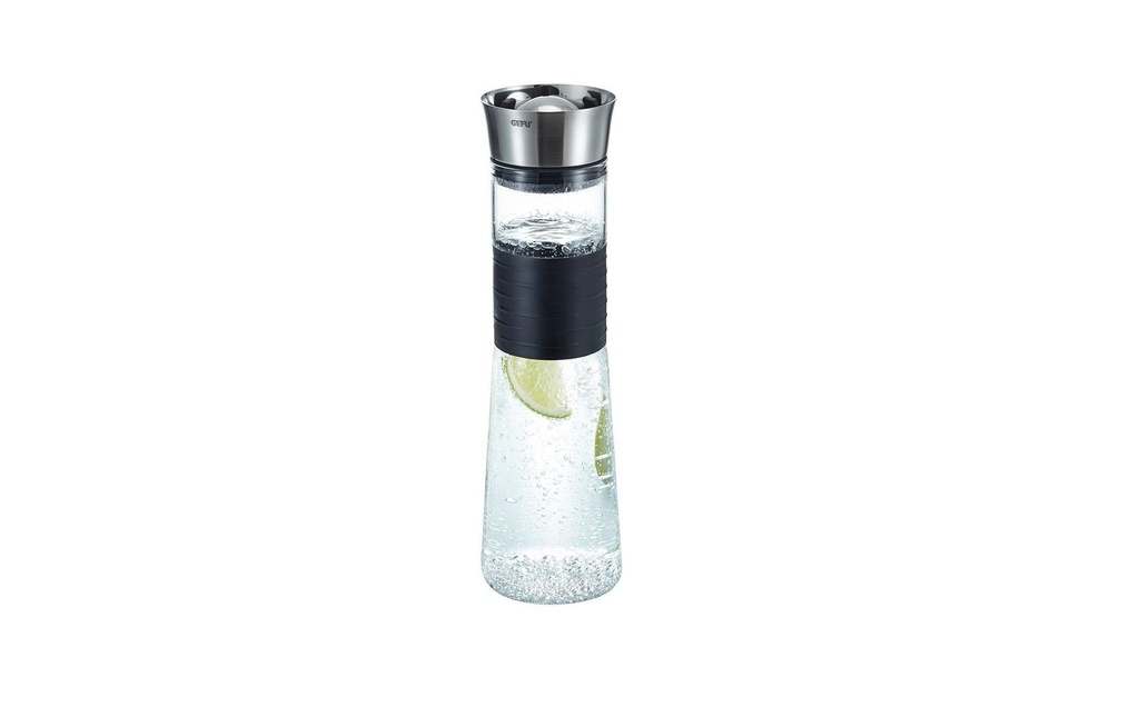 GEFU Carafe Cascada 1 l, Noir/Transparent