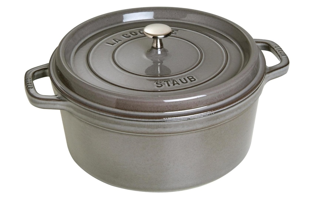 Staub Rôtisseur Cocotte 26 cm, Graphite, 5.2 l