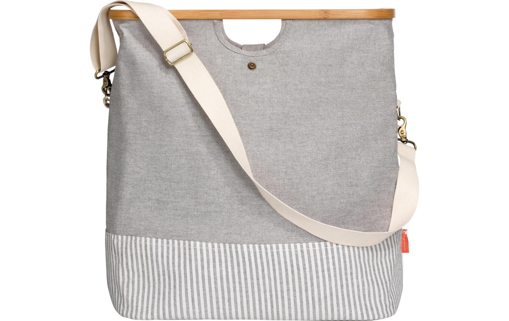 Prym Store & Travel Bag Canvas & Bamboo M Gris