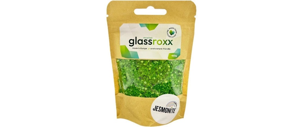 Jesmonite Glass Roxx 150g. Vert fluo
