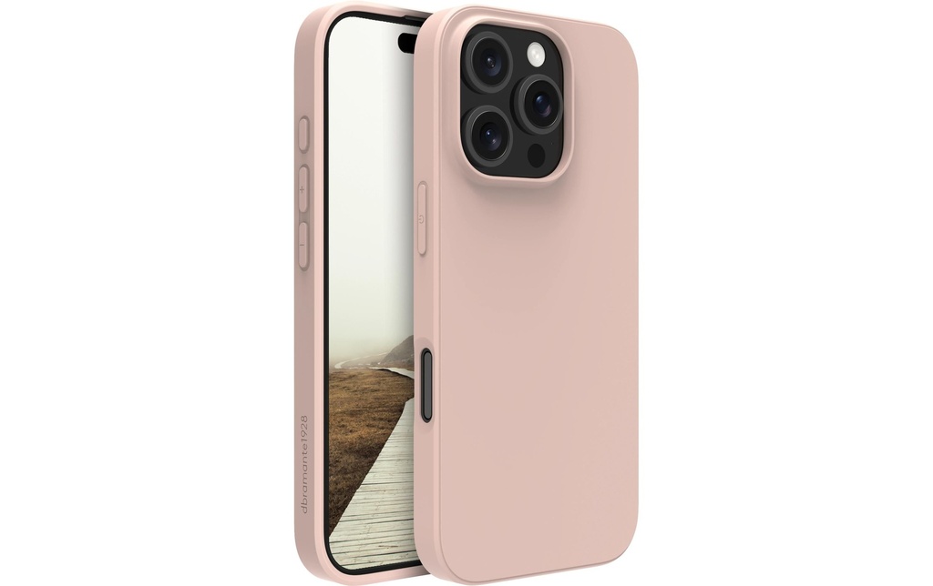 dbramante1928 Coque arrière Greenland iPhone 16 Pro Pink Sand