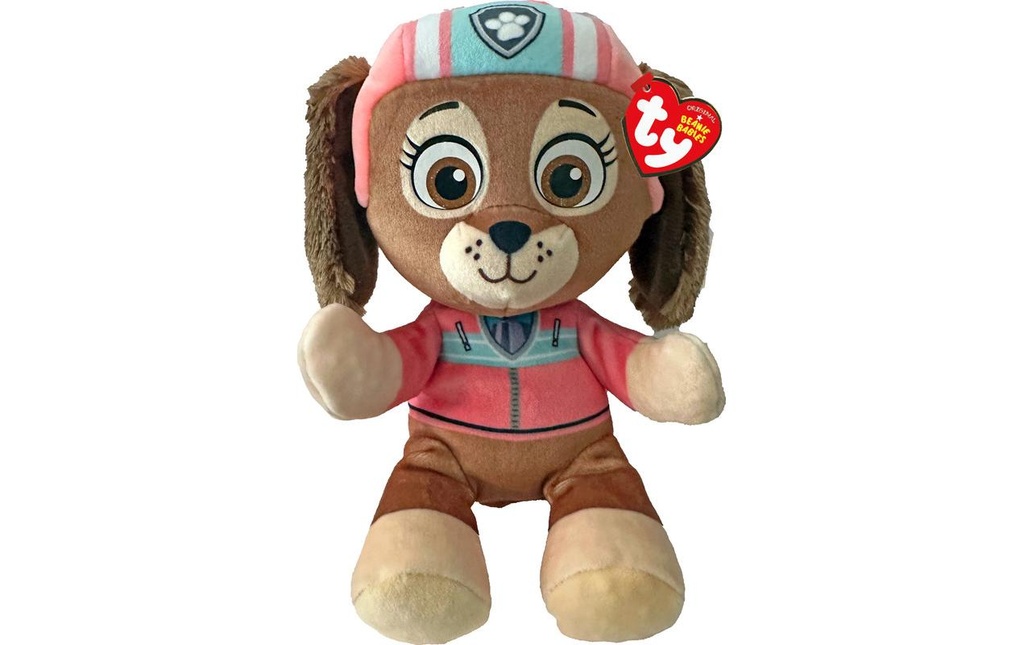Ty Peluche Paw Patrol Liberty 20 cm, Brun, Rose