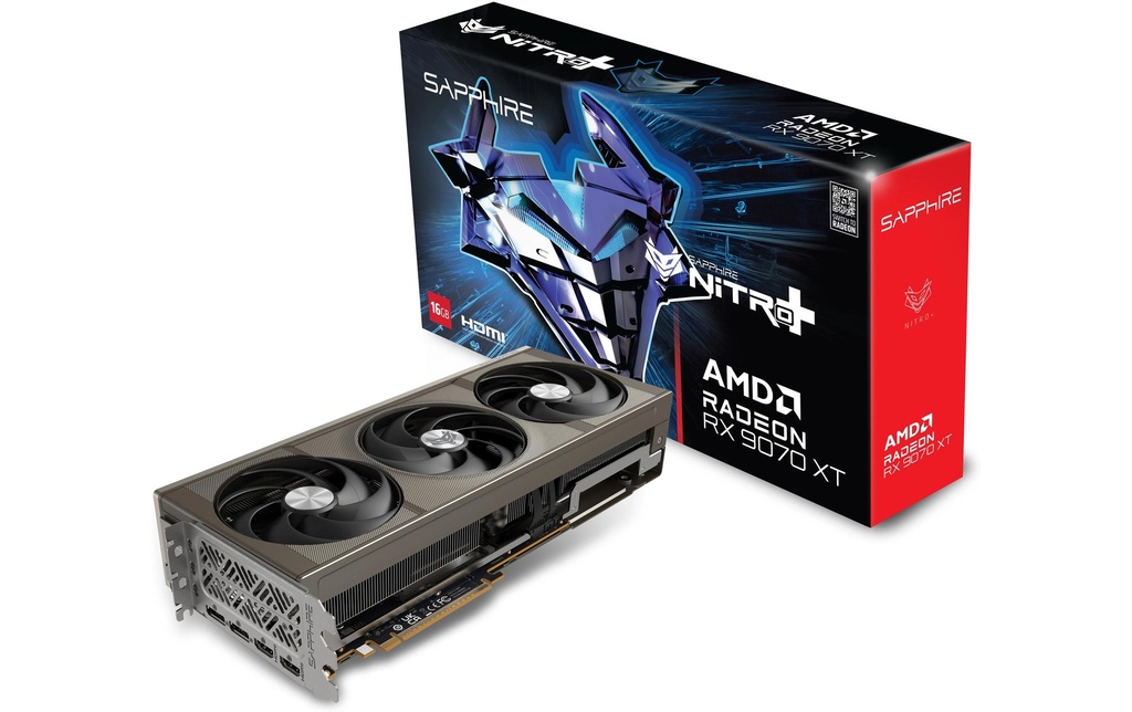 SAPPHIRE Carte graphique NITRO+ AMD Radeon RX 9070 XT OC 16 GB
