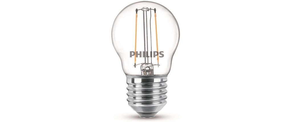 Philips Lampe LEDcla 25W E27 P45 WW CL ND Blanc chaud (WW)