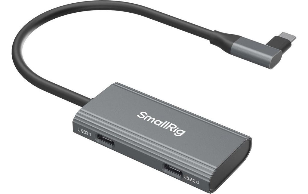Smallrig Hub USB 4-en-1 PD/USB-C 3.1/USB-C 2.0 avec adaptateur audio