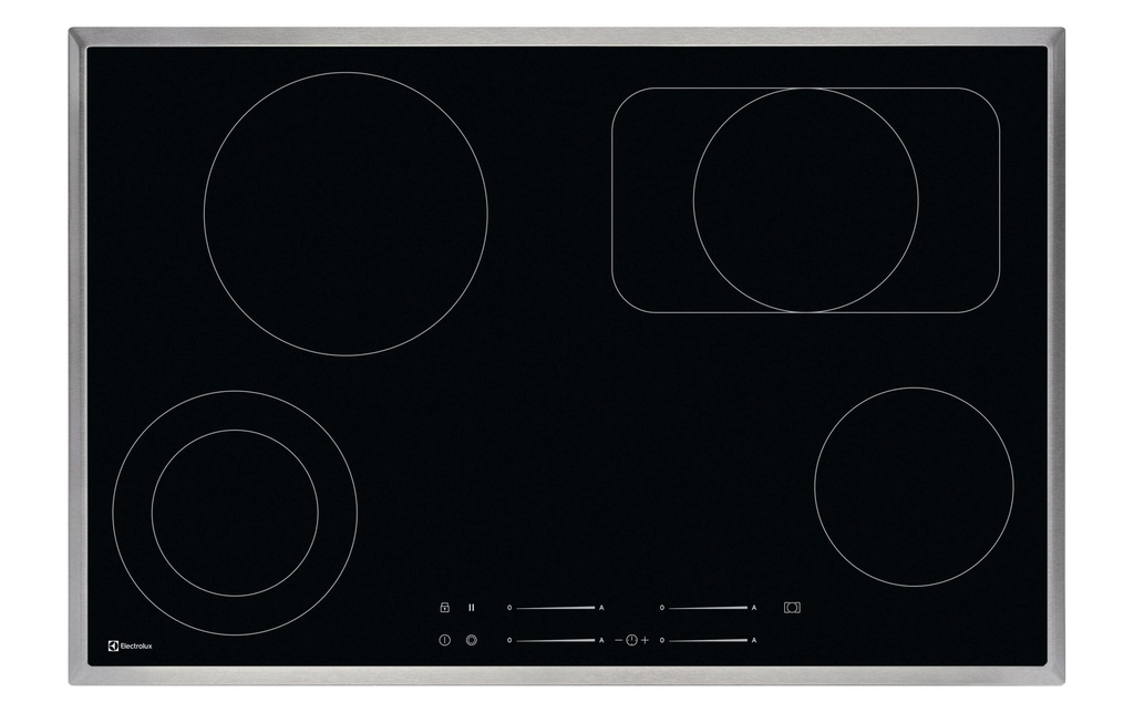 Electrolux Plaque de cuisson en vitrocéramique GK78TSCN À plat
