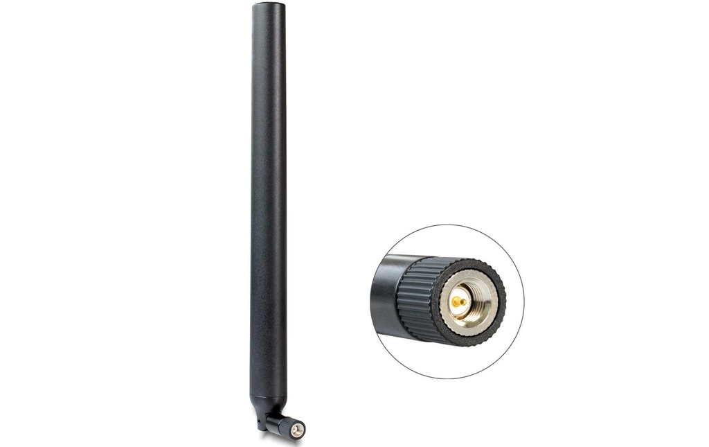 Delock Antenne LTE SMA SMA 4.5 dBi Rayonnement omni directionnel