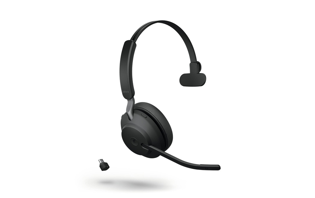 Jabra Écouteurs Evolve2 65 Mono MS Noir, USB-C