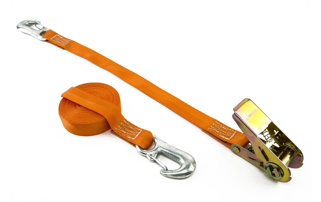 Zurrfix Sangle d'arrimage 0.50 + 3.50 m avec mousqueton, 800 daN
