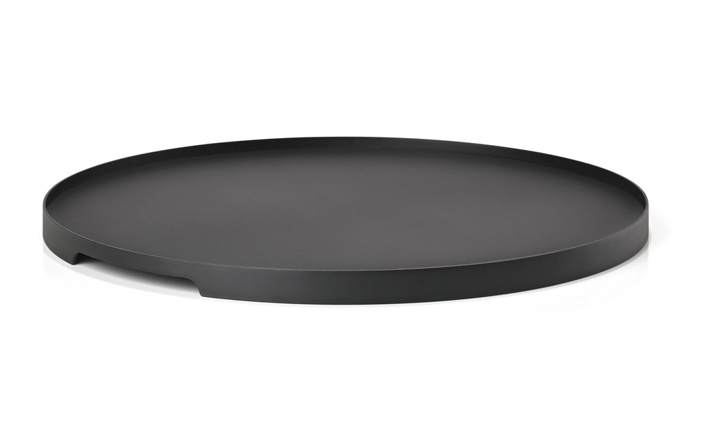 Zone Denmark Plat de service Singles 35 cm x 1.8 cm, Rond, Noir