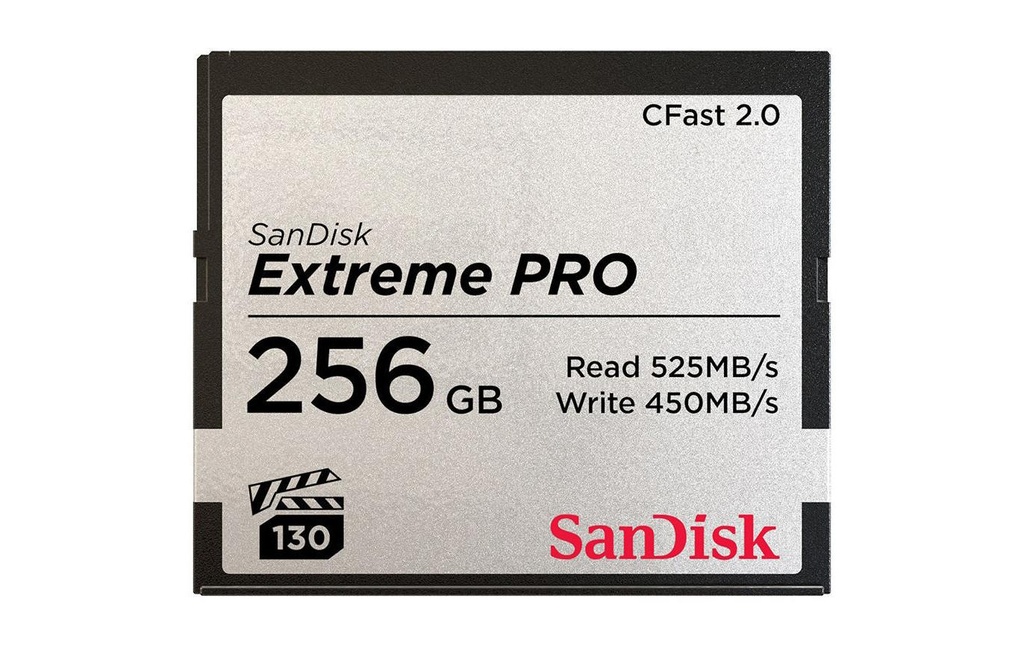 SanDisk Carte CFast Extreme Pro 256 GB