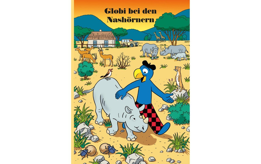 Globi Verlag Livre d’images Globi bei den Nashörnern