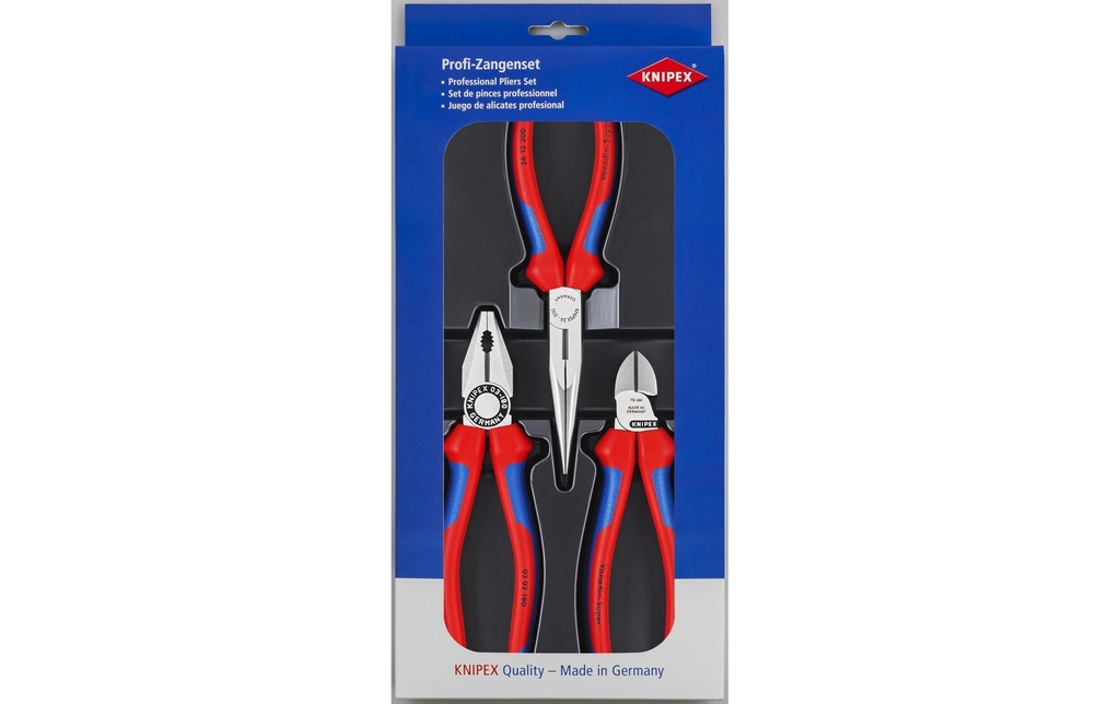 Knipex Jeux de pinces Assemblage, 3 pièces
