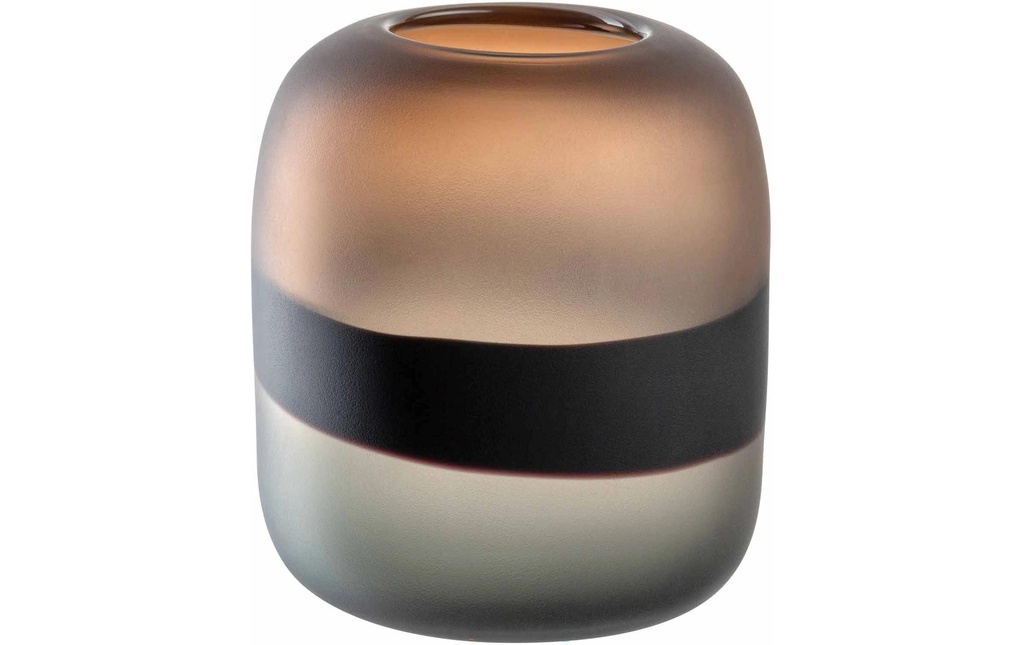 LEONARDO Vase Sabbia 20 cm, Transparent/Brun