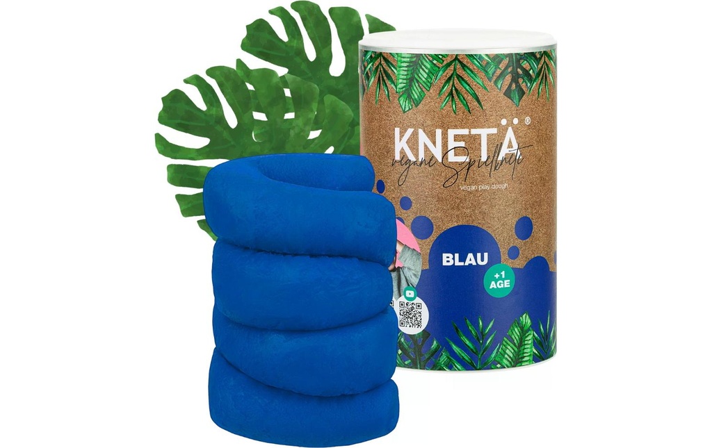 KNETÄ Plasticine Boîte en papier XXL 1 kg Bleu
