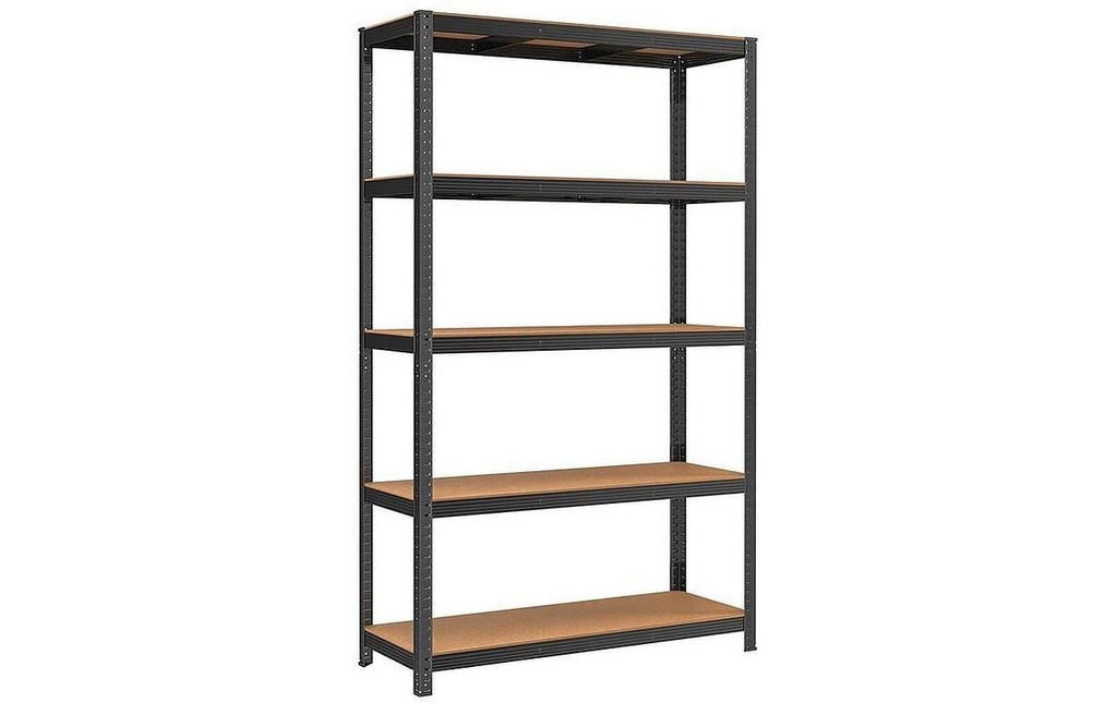 Songmics Étagère 5 étagères Noir