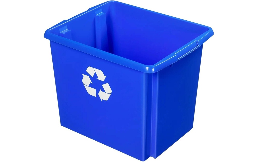 Sigma Home Seau de recyclage Nesta 45 l, Bleu
